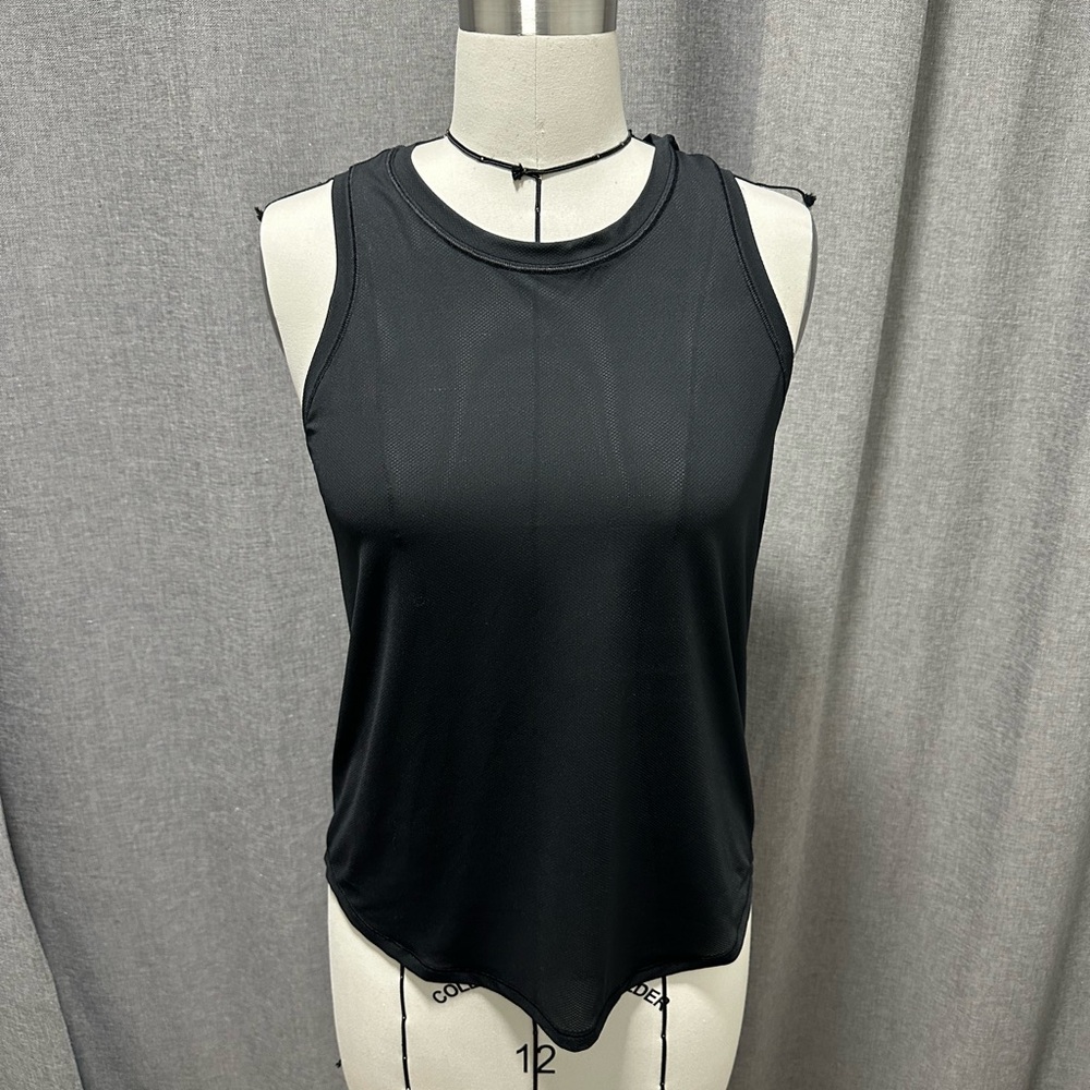 Lululemon High Neck Run and Train Tank -  Black - Size 10